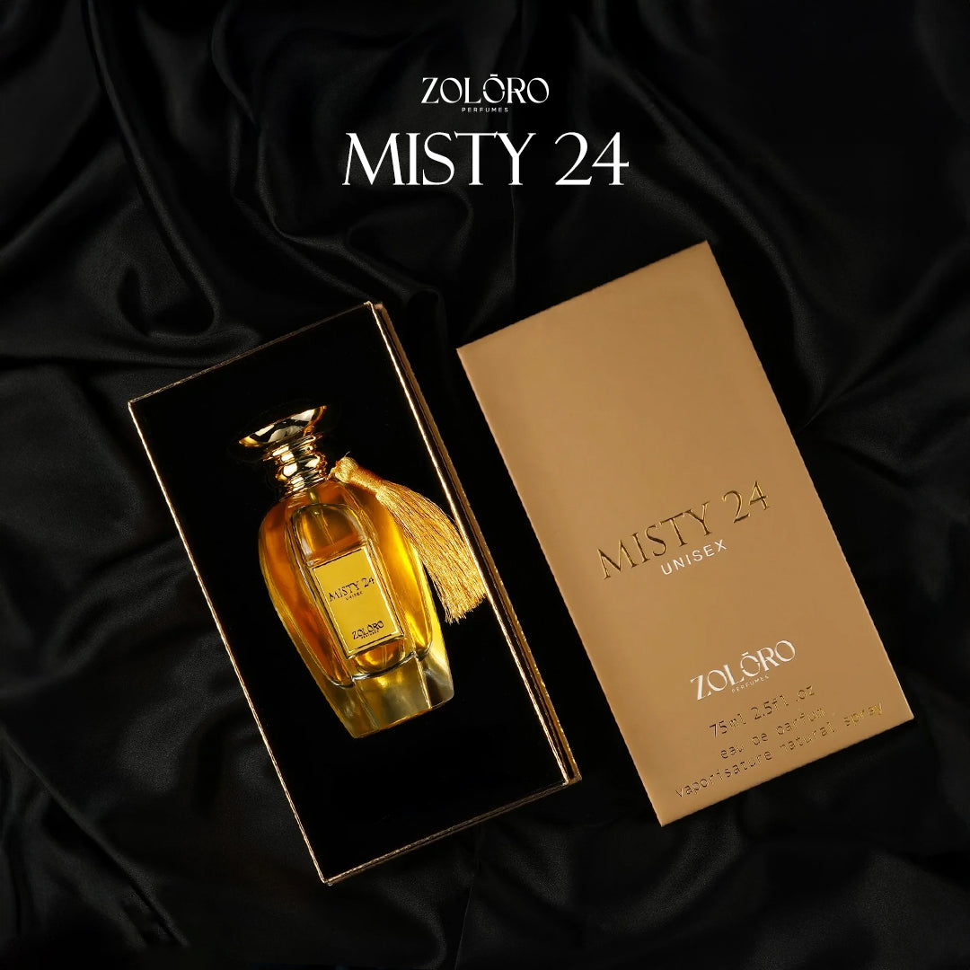 MISTY 24 BY ZOLORO Extrait de Parfum, 75ml, Unisex