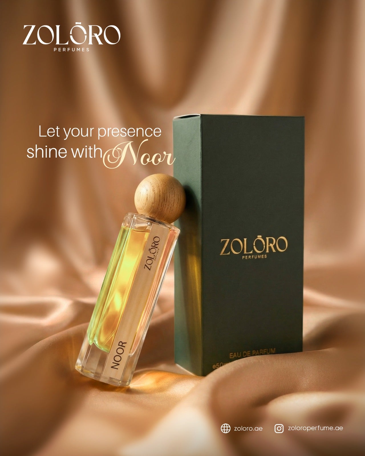 NOOR BY ZOLORO Extrait de Parfum, 50ml, Unisex