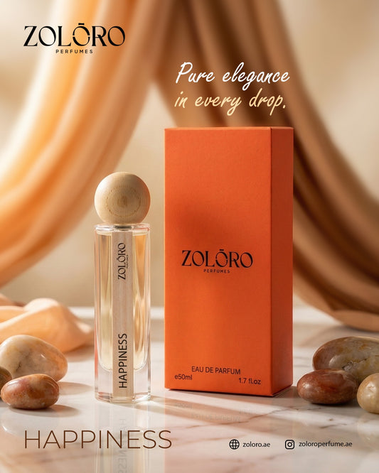 HAPPINESS BY ZOLORO Extrait de Parfum, 50ml, Unisex